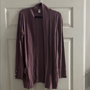 Women's Purple Cardigan